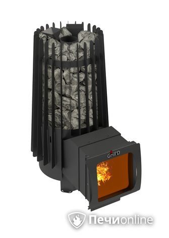 Дровяная печь-каменка GrillD Cometa Vega 180 window long Max Pro в Березниках