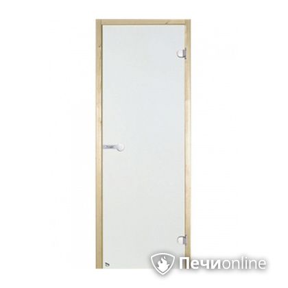 Дверь для бани Harvia Стеклянная дверь для сауны 7/19 коробка сосна сатин D71905М в Березниках